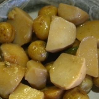 里芋とジャガイモの煮っころがし